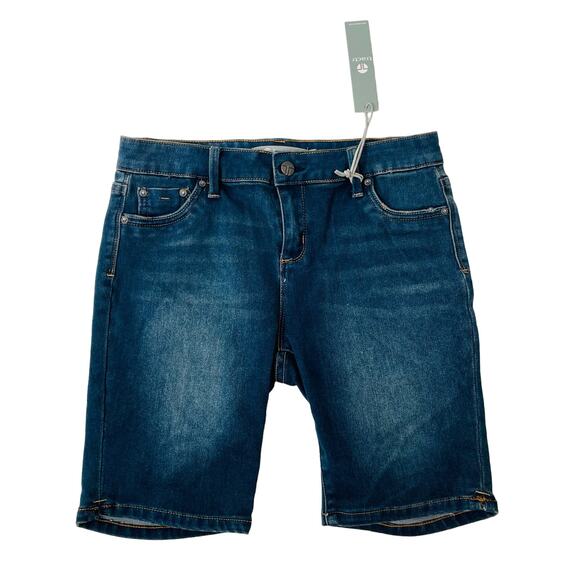 NWT Tractr Size 16 Shorts Dark Wash Denim - Picture 1 of 3